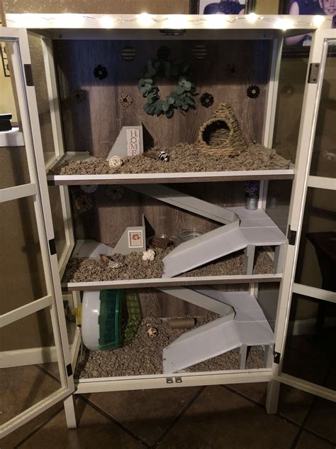 Custom Made Hedgehog Cage | Hedgehog cage, Hedgehog pet cage, Hamster diy cage