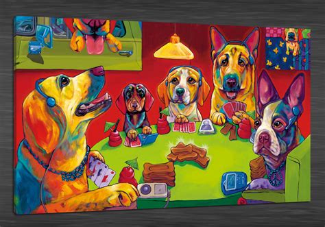 Velvet Painting Dogs Playing Poker at PaintingValley.com | Explore collection of Velvet Painting ...