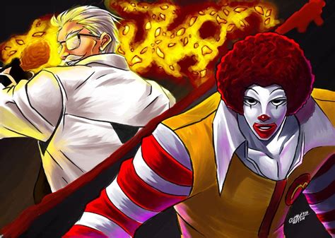 -The King of FastFoods 2002 UM- Colonel x Ronald by ~WolfHyde on deviantART | Ronald mcdonald ...