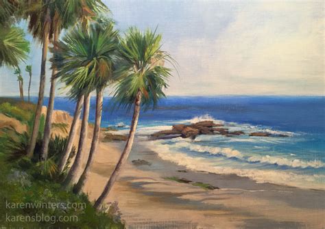 Laguna Beach Paintings - Oil and watercolor paintings of Laguna beach, Heisler Park, Crescent ...