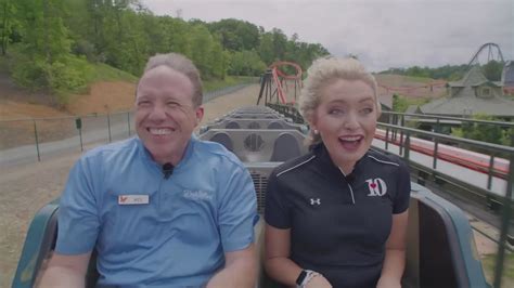 Riding Dollywood's new roller coaster, Big Bear Mountain | wbir.com