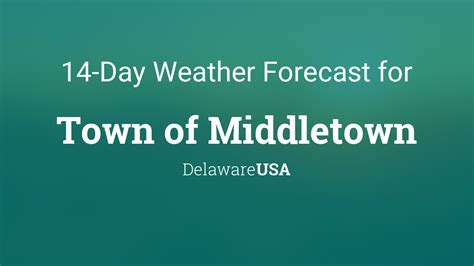 Town of Middletown, Delaware, USA 14 day weather forecast