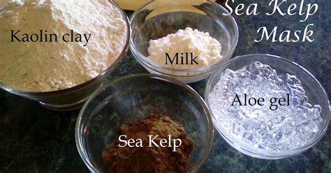 Natures Home Spa: Sea Kelp Face Mask Recipe, the Ocean's superfood for the skin