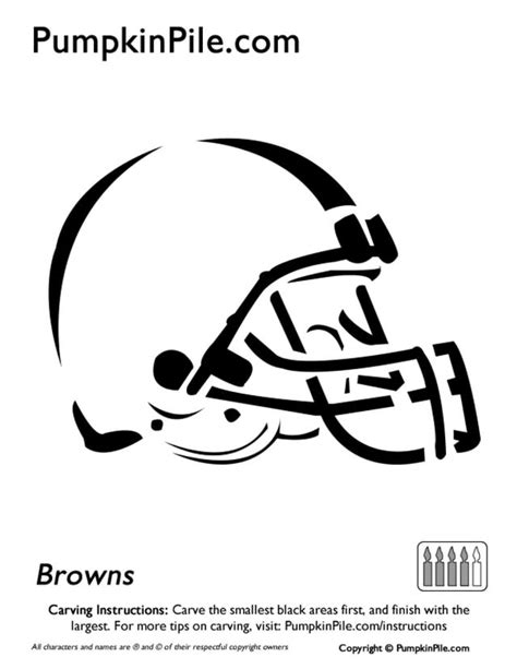 NFL: Cincinnati Bengals (Free Pumpkin Stencil - Pumpkin Pattern ...