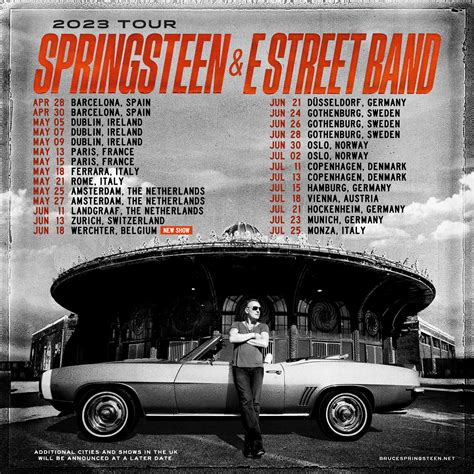 Bruce Springsteen Tour 2023 Prague