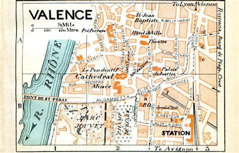 Valence, France - Free Map - PICRYL Public Domain Search