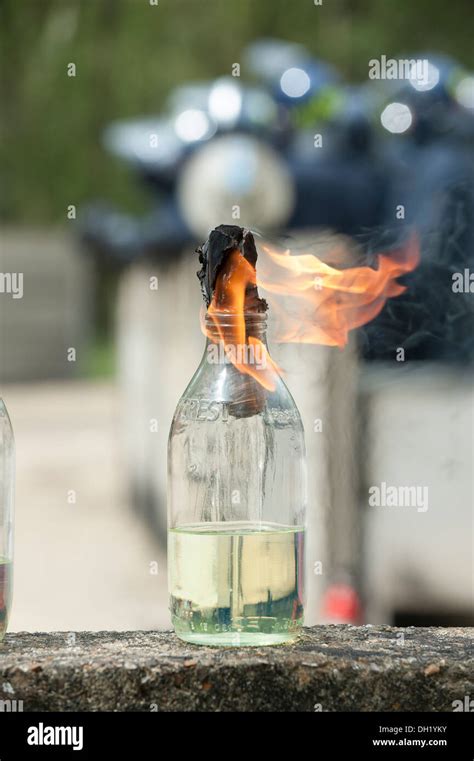 Petrol bombs hi-res stock photography and images - Alamy