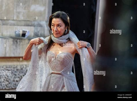 Michelle Yeoh - James Bond No Time To Die World premier Stock Photo - Alamy