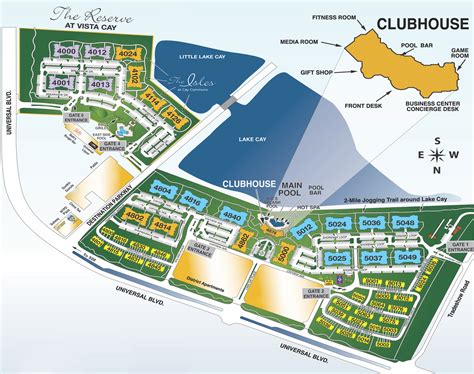 Vista Cay Map Of Resort - Printable Online