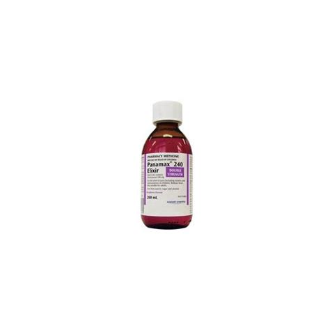 PANAMAX 240MG/5ML PARACETAMOL ELIXIR 200ML - Five Ways Pharmacy