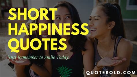 50 Short Happiness Quotes [Images] - YouTube