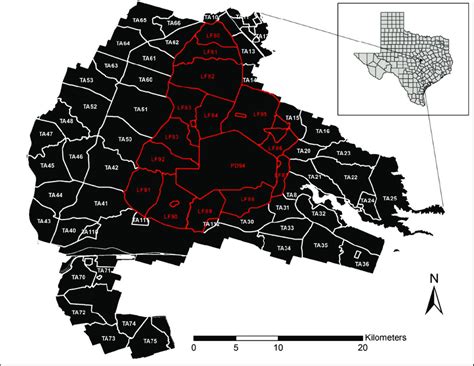 Fort Hood Training Area Map - 2024 Schedule 1