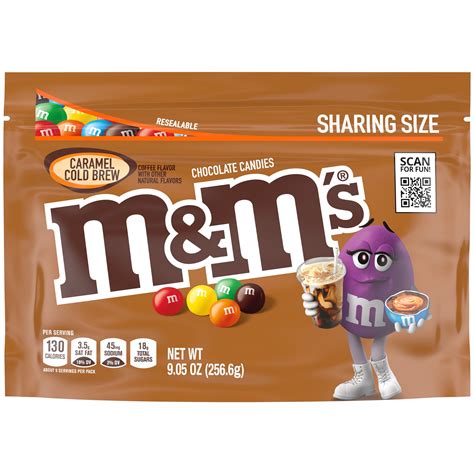 M&M'S Caramel Cold Brew Chocolate Candy, Sharing Size - 9.05 oz ...