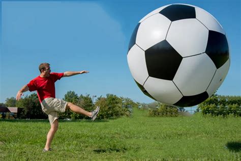 Pvc Advertising Giant Inflatable Soccer Ball Football Game - Buy Giant Inflatable Soccer Ball ...