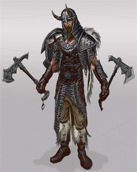 Nord Armor Male | Video Games Artwork | Skyrim concept art, Elder ...