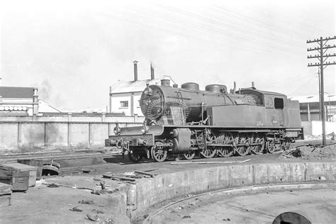 The Transport Library | RENFE Spanish Railways 4-8-4T Steam Locomotive 242 0246 at Zaragoza ...