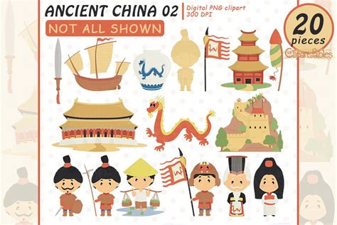 Cute ANCIENT CHINA clipart, Chinese history By clipartfables ...