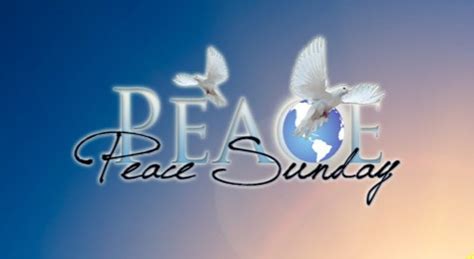 Peace Sunday – A yearly event that honors UN's International Day of Peace