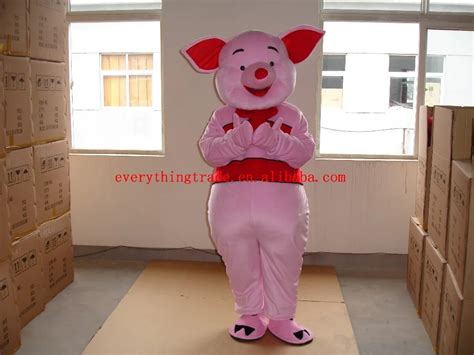 New arrival 2017 Adult cartoon lovely pink fat pig mascot costume fancy dress costumes animal ...