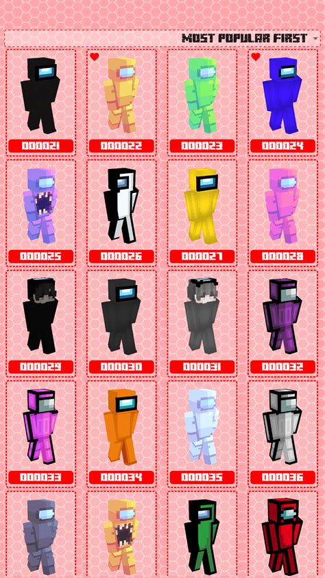 Skins of Among Us Heroes for Minecraft PE - App on Amazon Appstore