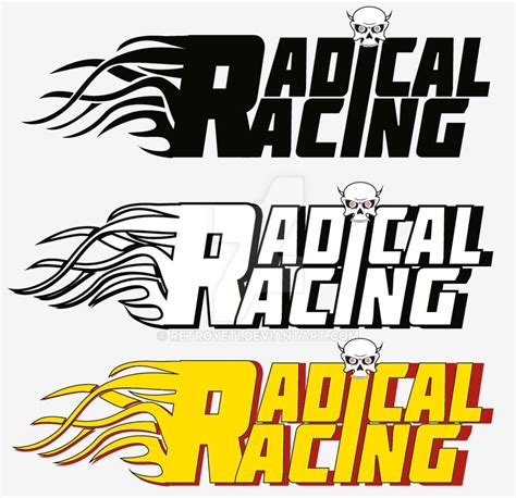 Radical Racing Logos Version A by RetroYeti on DeviantArt