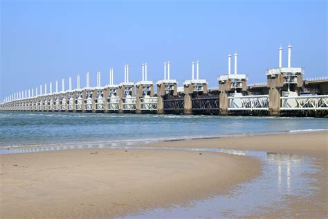 The Oosterscheldekering, (storm surge barrier) , the Nethe… | Flickr