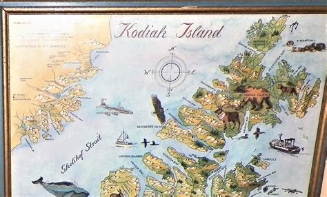 Thoughts on 1960s Kodiak island map w/note to congress whistle blower from publisher | Antiques ...