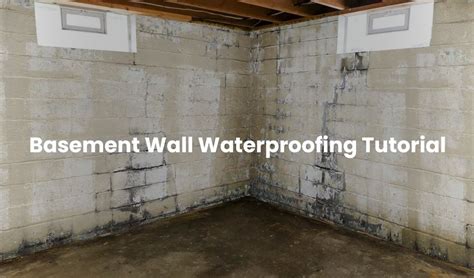 A Complete Basement Wall Waterproofing Tutorial From Expert