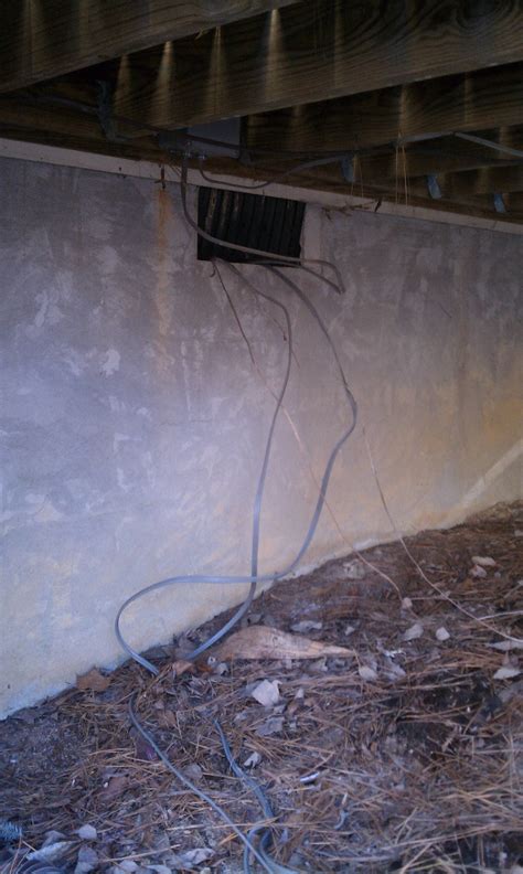 conduit - How should I secure electrical wire to a cinderblock wall in a crawl space? - Home ...