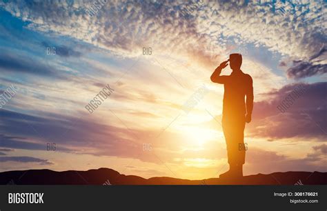 Soldier Saluting. Image & Photo (Free Trial) | Bigstock