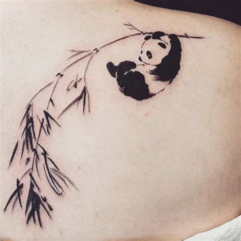 Minimalist Tattoo Panda - Wiki Tattoo