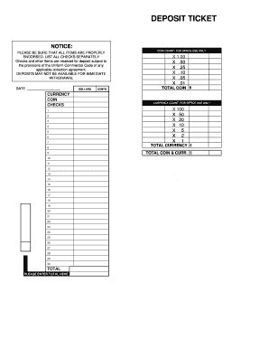 18 Printable deposit slip wells fargo Forms and Templates - Fillable Samples in PDF, Word to ...