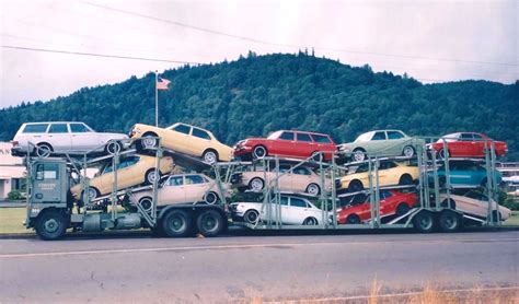 Vintage Car Carrier: You Can't Fit 13 of Today's Cars - And How About 18? - Curbside Classic