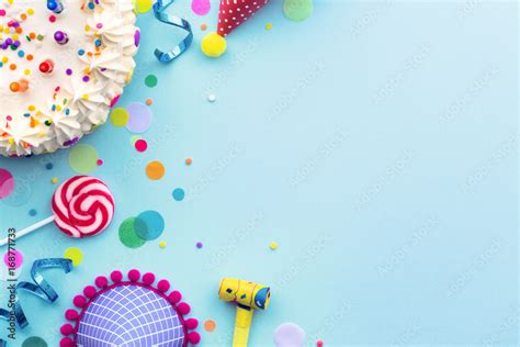 Birthday party background Stock Photo | Adobe Stock