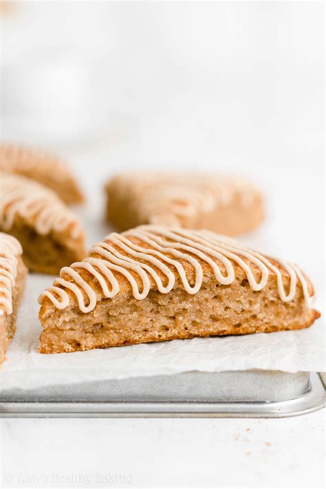 Healthy Cinnamon Scones (Easy 1-Bowl Recipe!) | Amy's Healthy Baking