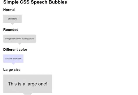 18 CSS Speech Bubble Awesome Examples - OnAirCode