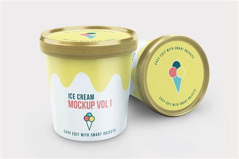 28 Best Ice Cream Packaging Mockups 2024 - Colorlib