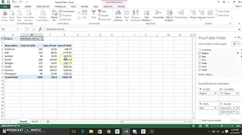 How to format pivot tables in excel 2013 - jobslopas