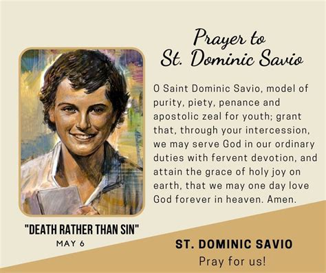 Feast Day of St. Dominic Savio – HOME