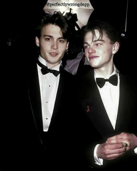 Johnny Depp and Leonardo Dicaprio | Johnny depp, 90s johnny depp, Young ...