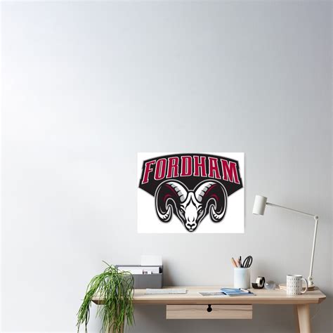 "Fordham University Rams Logo" Poster by Macbrittdesigns | Redbubble