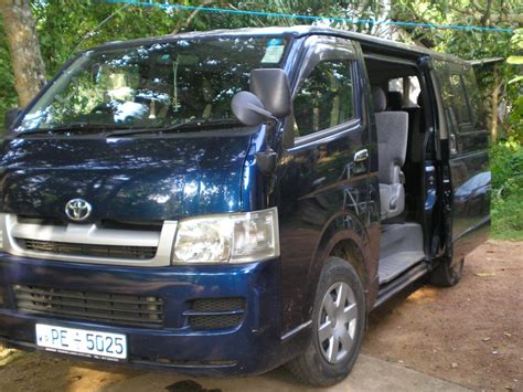 KDH Van with Driver - Rent a Car Van Sri Lanka