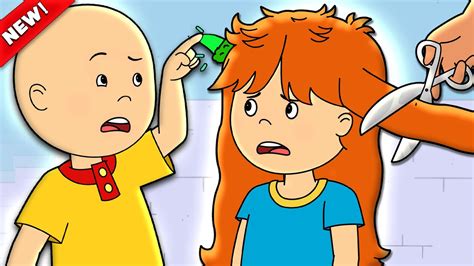 Rosie's Haircut | Caillou Cartoon - YouTube