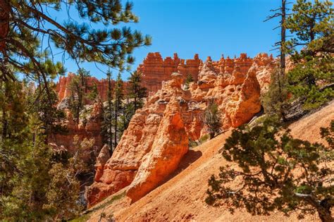 Geological Formations in Bryce Canyon National Park. Stock Photo - Image of sandstone ...