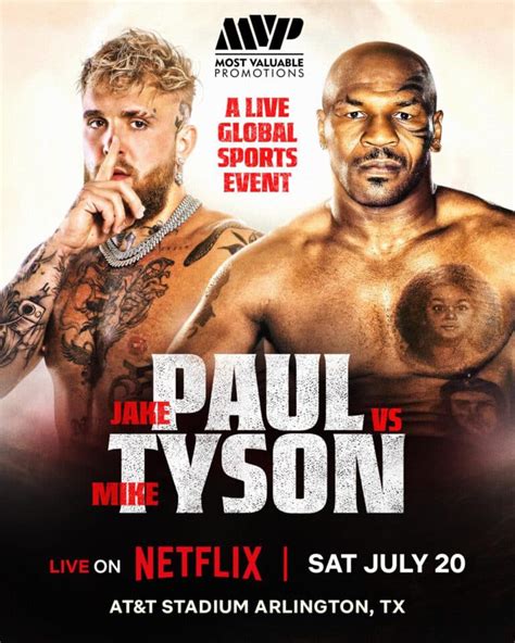 Tyson Vs. Paul Is Set For July 20th Live On Netflix - Boxing News 24