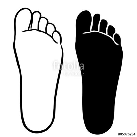 Foot Silhouette Vector at Vectorified.com | Collection of Foot ...