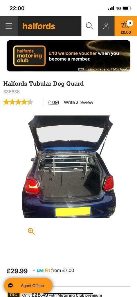 Halfords tubular dog guard | in Stanley, County Durham | Gumtree