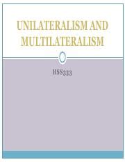 Unilateralism vs. Multilateralism: Exploring Foreign Policy | Course Hero