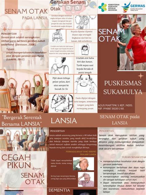 Leaflet Senam Otak | PDF