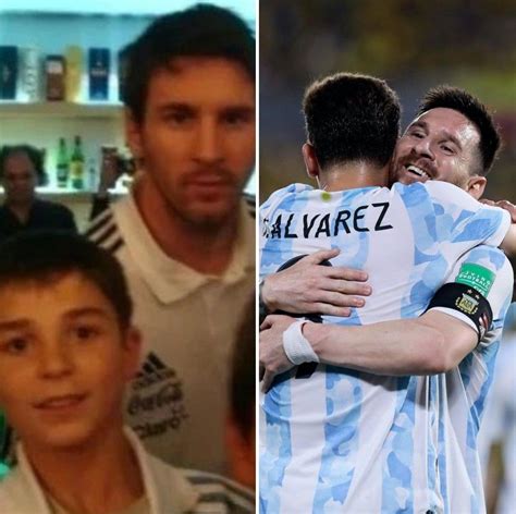 Julian Alvarez went from asking Messi for a photo when he was a kid ...